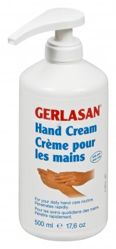 gehwol gerlasan creme a mains 500 ml avec pompe g12150011