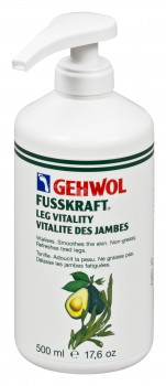  gehwol fusskraft jambe vitale 500 ml avec pompe g11111111