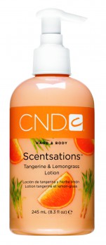 cnd lotion pour les mains et le corps 245 ml tangerine & lemongrass