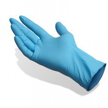  10 x gants nitrile l 100 bleu (di9845/la)