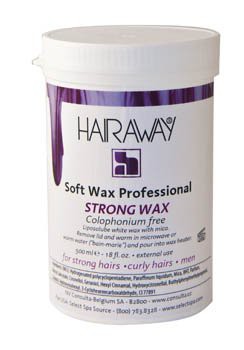 hairaway strong wax 450 ml plastiek pot