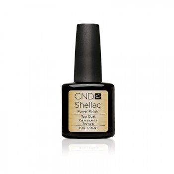 cnd shellac top coat 15 ml